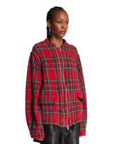 Giacca Tartan In Lana Rossa | PDP | Antonia