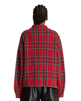 Giacca Tartan In Lana Rossa | PDP | Antonia