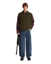 Green Patchwork-Sleeve Coat - Men's jackets | PLP | Antonia