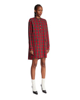 Red Tartan Shirt Dress | PDP | Antonia