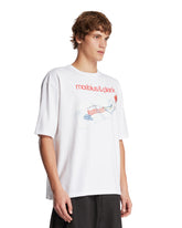 White Multicolor Printed T-Shirt | PDP | Antonia