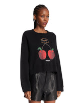 Black Printed Sweatshirt | PDP | Antonia