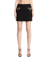 Minigonna Con Borchie Nera - VERSACE WOMEN | PLP | Antonia