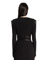 Body Con Scollo A V Nero | PDP | Antonia