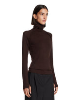 Brown Turtleneck Sweater | PDP | Antonia