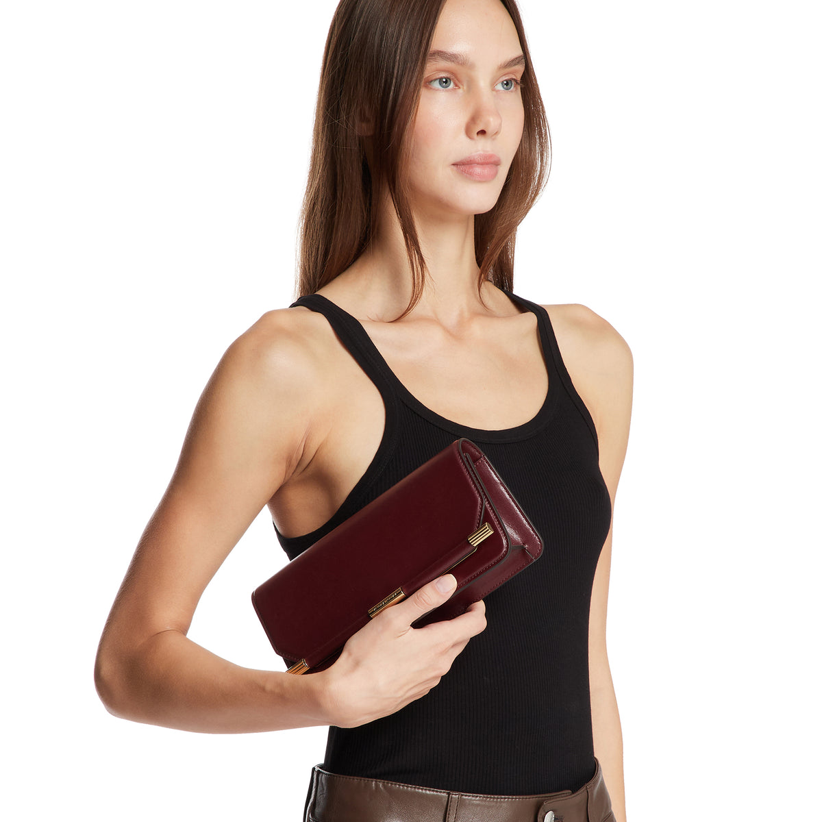 Red 202 Clutch Bag | VICTORIA BECKHAM - Antonia