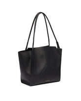Black Victoria Leather Tote | PDP | Antonia