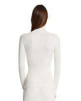 White High-Neck Top | PDP | Antonia