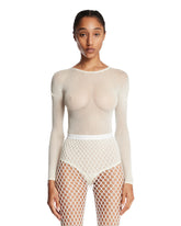 White RHW Mesh Bodysuit - Women's tops | PLP | Antonia