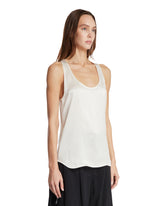 White Silk Top | PDP | Antonia