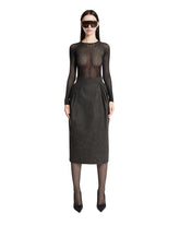 Black RHW Fishnet Tights - WARDROBE NYC WOMEN | PLP | Antonia