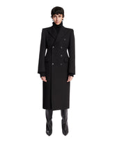 Black Double Breast Coat | PDP | Antonia