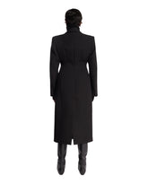 Black Double Breast Coat | PDP | Antonia