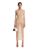 Beige Lace Midi Dress - Women's dresses | PLP | Antonia