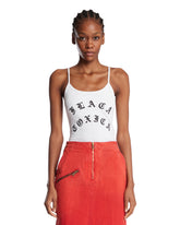 The Flaca Toxica Cholita Tank Bianco - WILLY CHAVARRIA WOMEN | PLP | Antonia