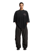 Black Sad Papi Cotton T-Shirt - WILLY CHAVARRIA MEN | PLP | Antonia