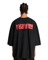 Black Fashion Service Cotton T-Shirt | PDP | Antonia