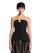 Top Bustier Nero - WILLY CHAVARRIA WOMEN | PLP | Antonia