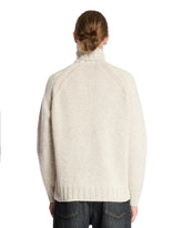 Beige Cashmere and Wool Sweater | PDP | Antonia