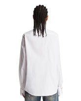 White Cotton Bow Shirt | PDP | Antonia