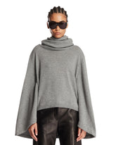 Gray Wool Shawl Collar Sweater - Feed RAKUTEN | PLP | Antonia