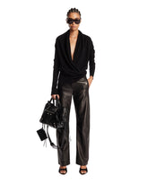 Black V-Neck Sweater - WELCOME PROMO ROW | PLP | Antonia