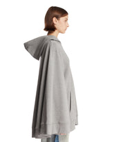 7 For All Mankind Gray Zip Oversized Sweatshirt | PDP | Antonia
