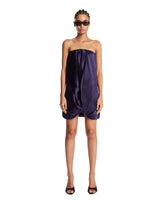 Purple Satin Mini Dress - Feed RAKUTEN | PLP | Antonia