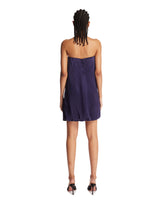 Purple Satin Mini Dress | PDP | Antonia
