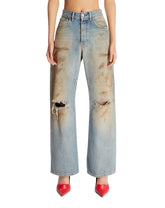 Blue Five-Pocket Jeans | PDP | Antonia