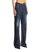 Dark Blue Regular Rise Jeans | PDP | Antonia