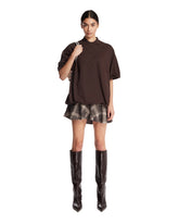 Brown Layered T-Shirt Dress | PDP | Antonia