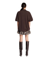 Brown Layered T-Shirt Dress | PDP | Antonia