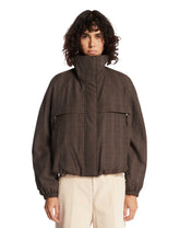 Brown Wool Bomber Jacket | PDP | Antonia