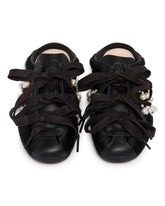 Simone Rocha x Adidas Originals Black Embellished Slip-on Sneakers | PDP | Antonia