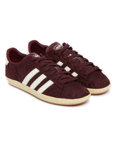 Burgundy Jabbar Ruche Sneakers | PDP | Antonia