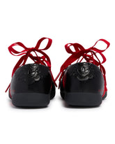 Simone Rocha x Adidas Originals Black Embellished Ballerina Flats | PDP | Antonia