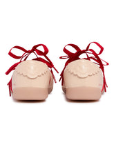 Simone Rocha x Adidas Originals Pink Embellished Ballerina Flats | PDP | Antonia