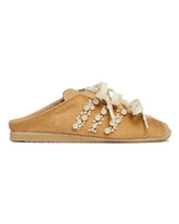 Simone Rocha x Adidas Originals Beige Embellished Slip-On Sneakers | PDP | Antonia