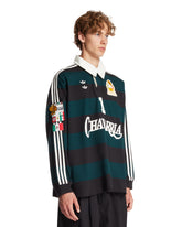 Adidas Originals x Willy Chavarria Black LS Rugby T-Shirt | PDP | Antonia