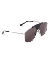 Black Square Aviator Sunglasses | PDP | Antonia