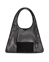 Black One Piece Hobo Mesh Bag | PDP | Antonia