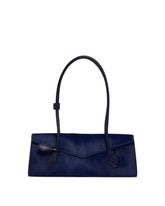 Borsa Le Teckel Flap Media In Cavallino Blu - Alaia donna | PLP | Antonia
