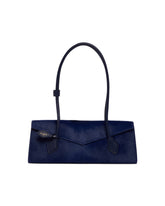 Borsa Le Teckel Flap Media In Cavallino Blu | PDP | Antonia