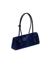 Borsa Le Teckel Flap Media In Cavallino Blu | PDP | Antonia