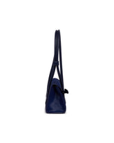 Borsa Le Teckel Flap Media In Cavallino Blu | PDP | Antonia