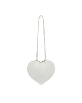 White Leather Coeur Shoulder Bag | All | Antonia