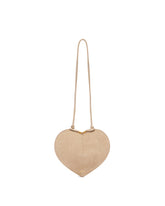Beige Suede Le Coeur Bag | PDP | Antonia