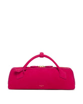 Fuchsia Suede Le Teckel Clutch - Women's bags | PLP | Antonia