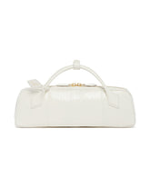 White Le Teckel Leather Pouch | PDP | Antonia